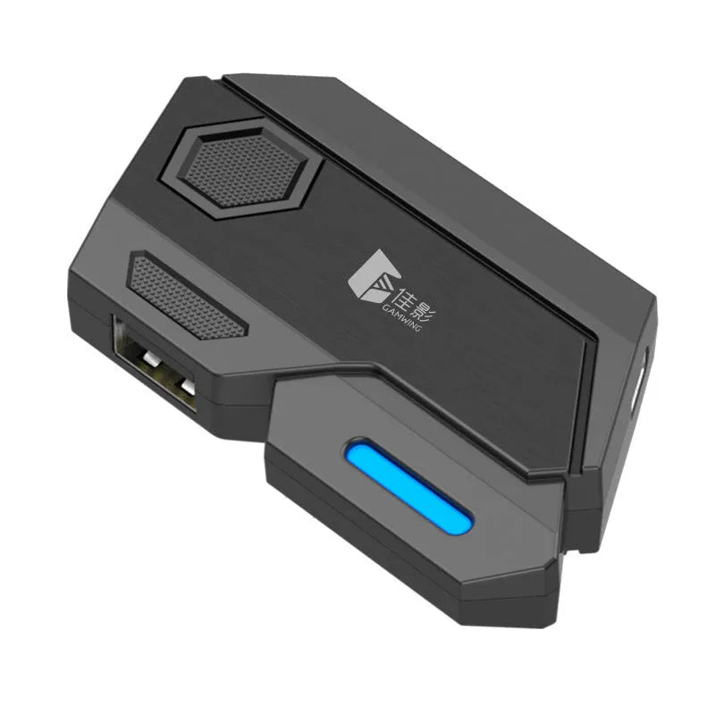 Gamwing Jiaying MIX series USB keyboard and mouse converter in official configuration suit.