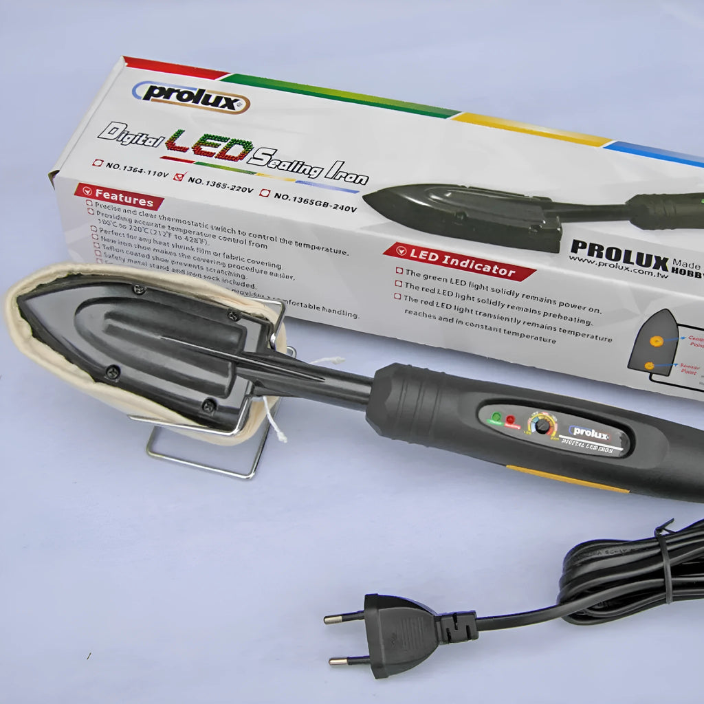Electronic temperature control hot iron with metal plate and TPR handle for skin model applications