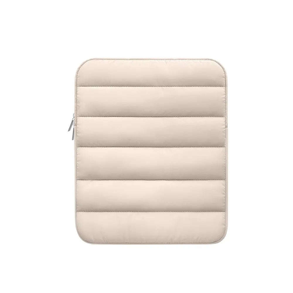 Puff bag laptop sleeve with fluffy air cushion design for 9.7-11 inch devices
