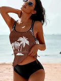 Women's loose fit tangini bikini briefs in multiple colours with European American sizing