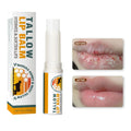 Tallow lip balm stick showing 83mm length with 5g content in twist-up format