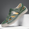 Women's lightweight casual shoes with non-slip rubber sole and Velcro fastening in solid colour