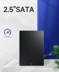 2.5-inch 7mm internal SSD for desktop and laptop, TLC flash, capacities 64GB to 2TB