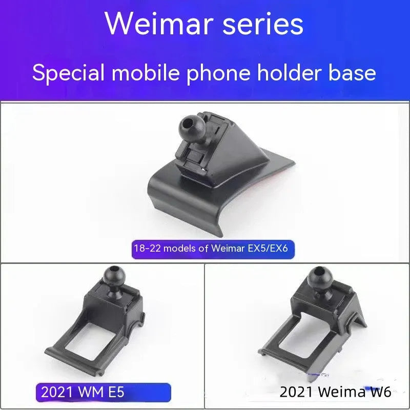 GOODWAY car dashboard mobile phone bracket with 360-degree rotation mounted in vehicle