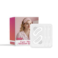 Three pairs of anti-wrinkle microneedle eye patches for under-eye skincare treatment.