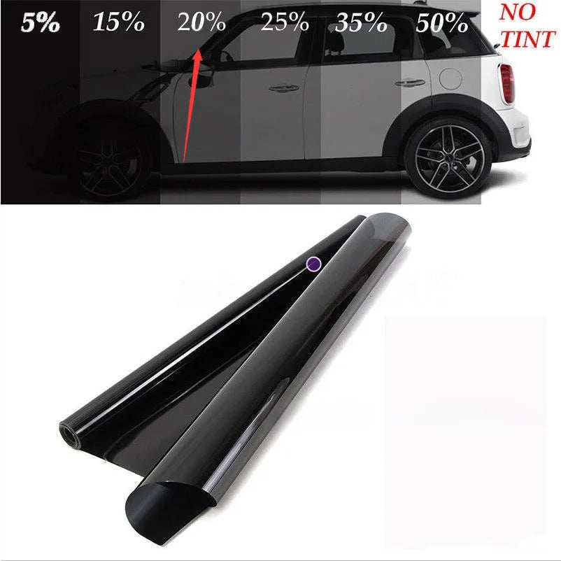 Transparent thickened automotive glass insulation film 50cm width heat reducing car window tint