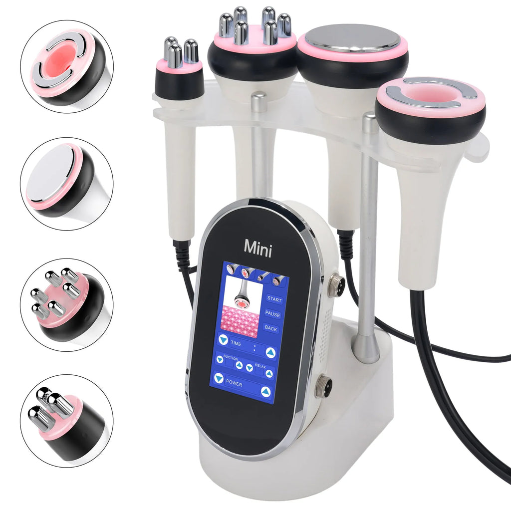 4-in-1 40K cavitation machine ultrasonic beauty device for facial and body care with ten gears
