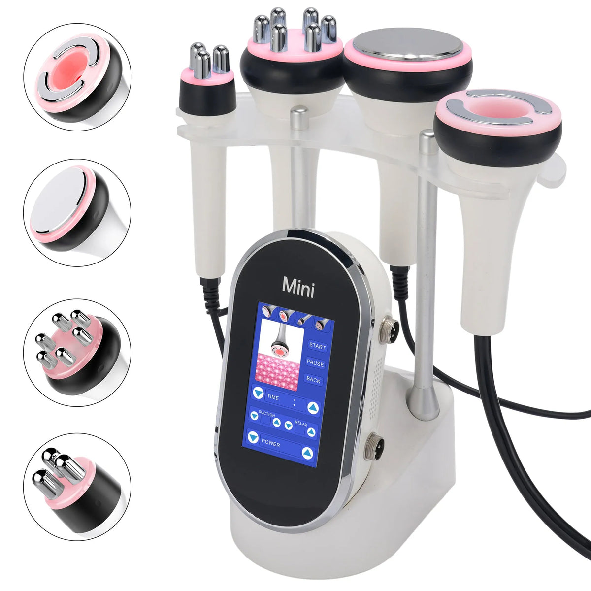 4-in-1 40K cavitation machine ultrasonic beauty device for facial and body care with ten gears