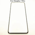 OnePlus 7 Pro replacement glass touch screen with OCA adhesive for phone repair.