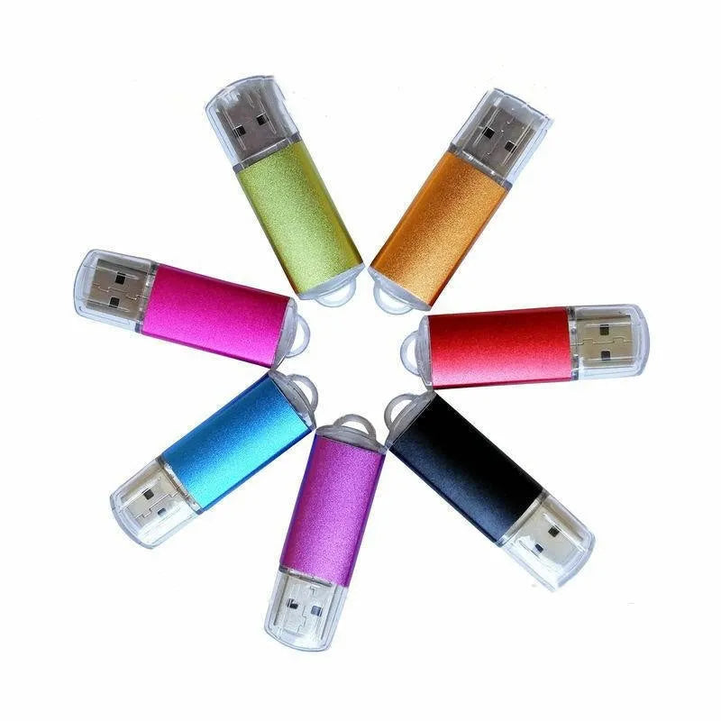 Software encryption lock USB dongle with metal shell in multiple colours including black blue gold green purple red rose red