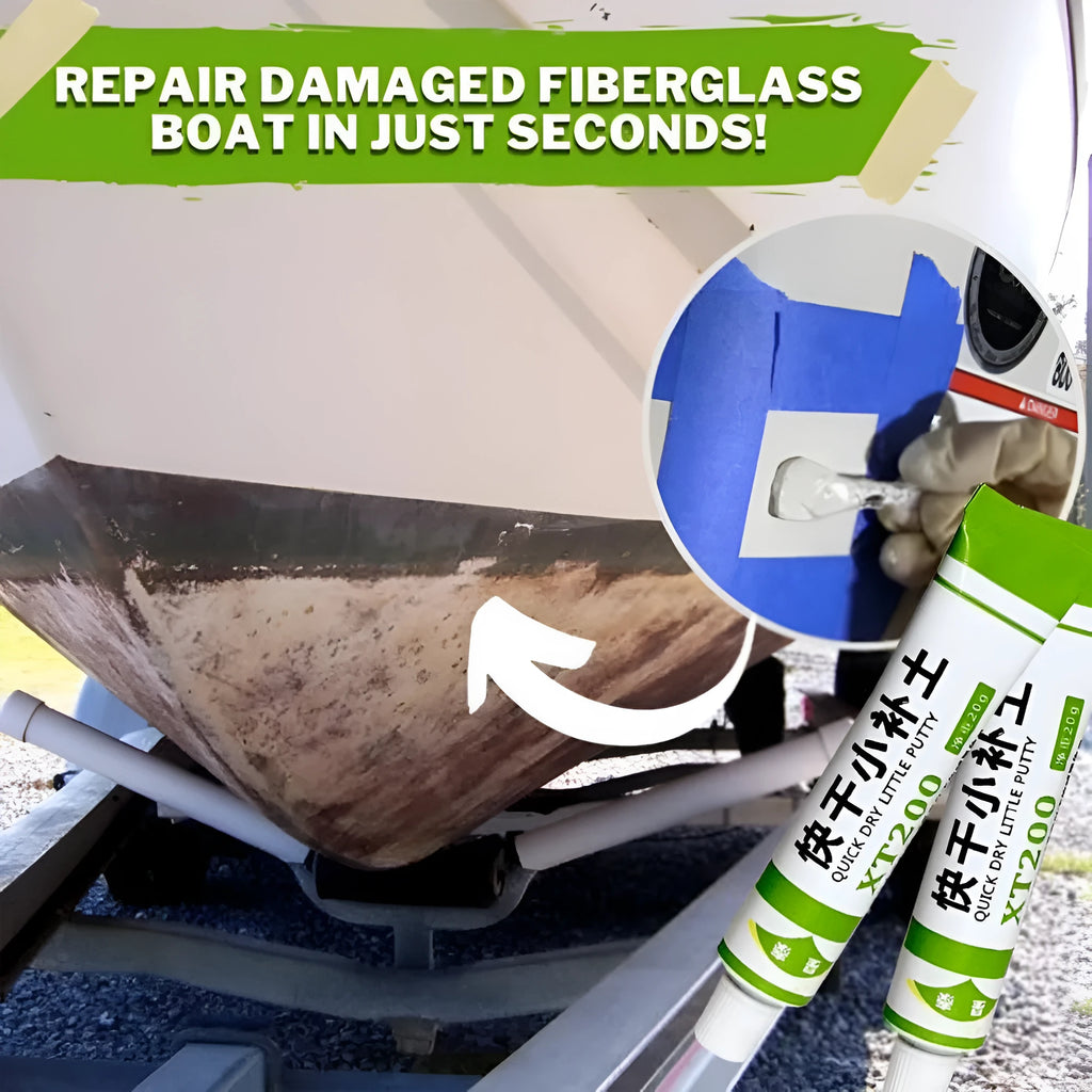 Quick-drying car body filler putty tube for scratches under 0.5mm, available in black grey red white clay yellow