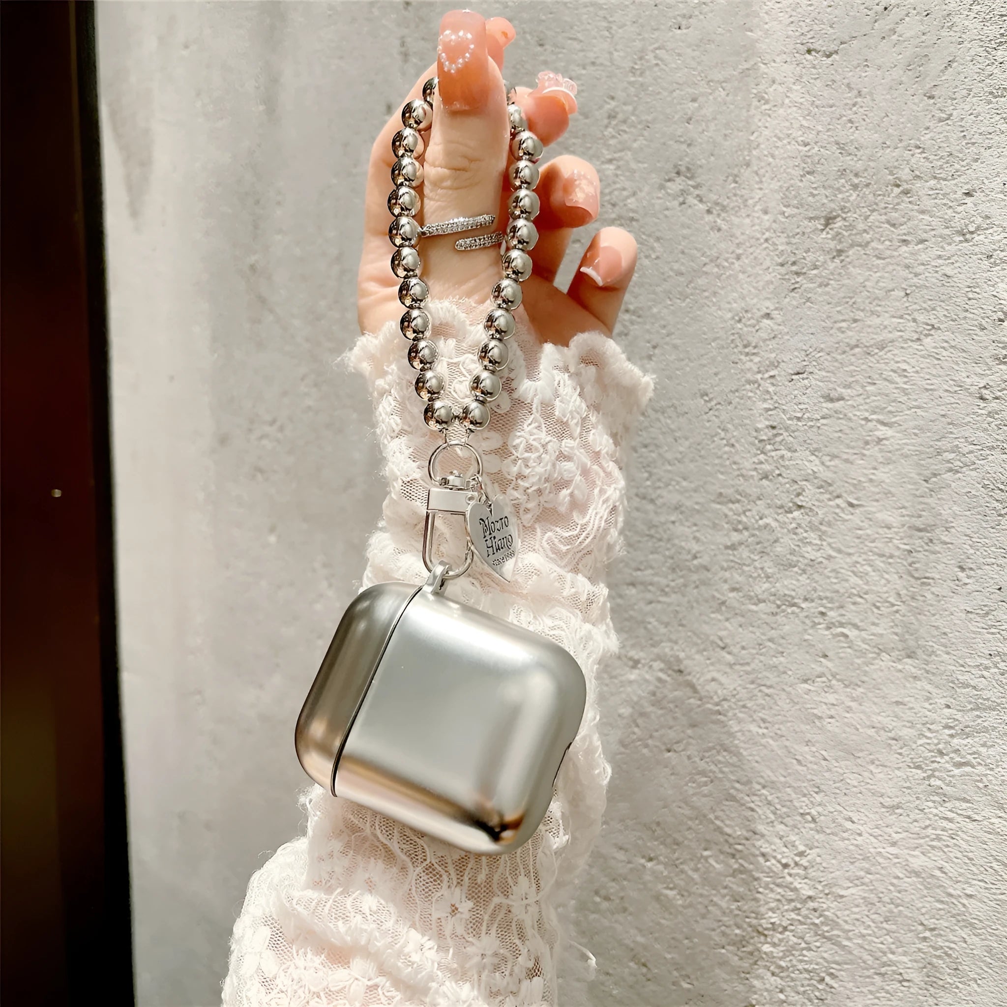 Matte plating AirPods protective case with universal fit for multiple headphone generations