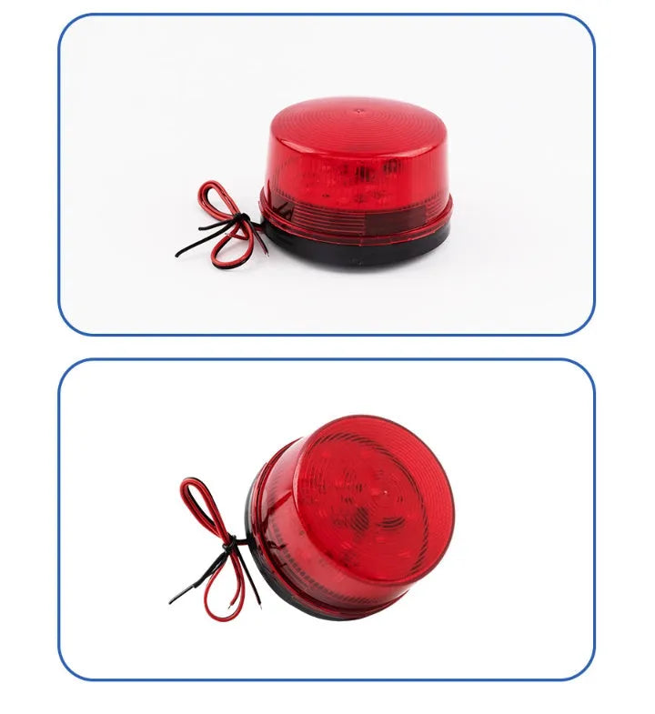 HC-79 cylindrical 24V warning and alarm light unit in choice of red, yellow, blue, or green.