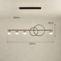 Modern rectangular aluminium ceiling lamp in black or gold with remote control for dimming.