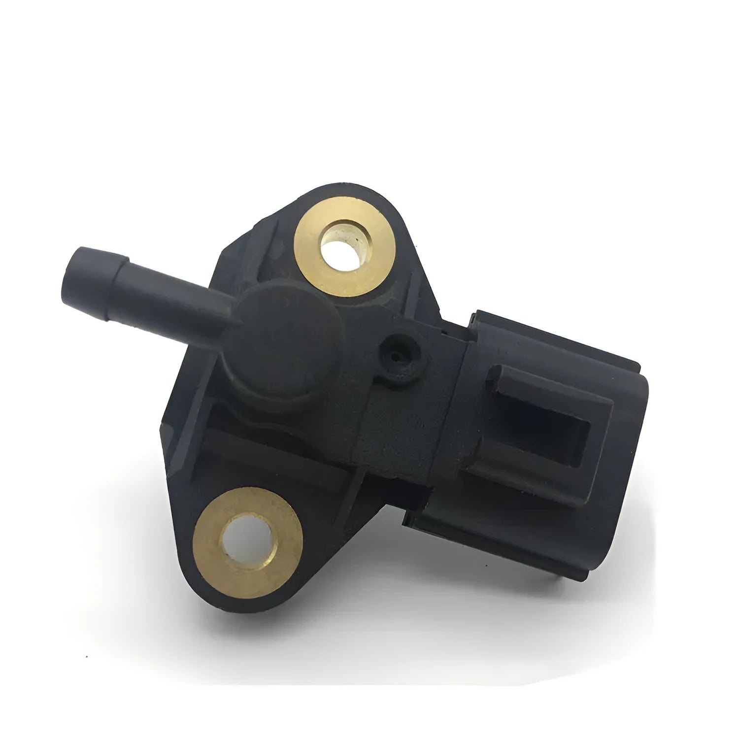 Black intake pressure sensor for Ford and Lincoln vehicles.
