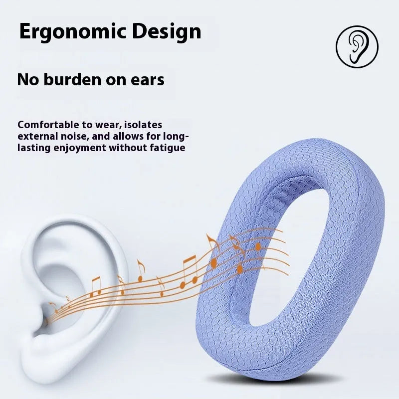Single black mesh fabric replacement earmuff cover for G435 earphones