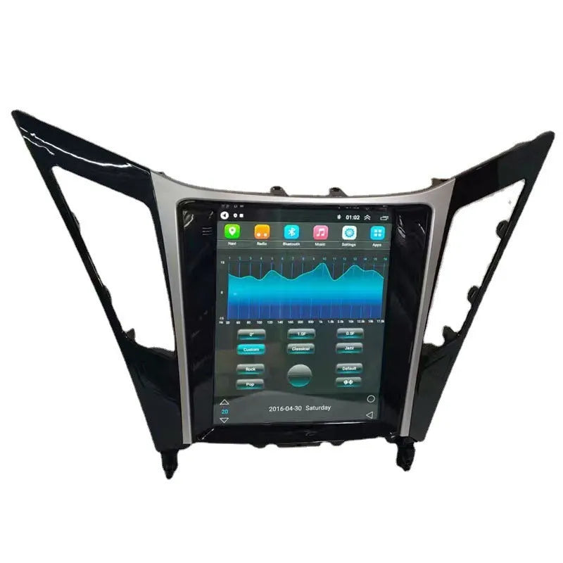 9.7-inch vertical Android car navigation system for Hyundai Sonata 2008 dashboard