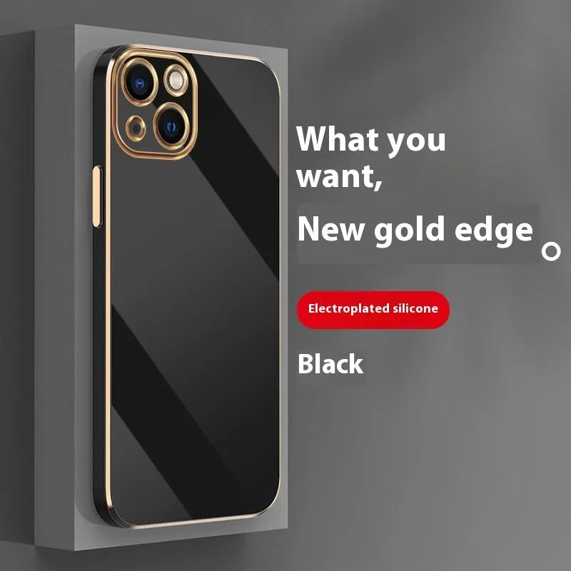 6D straight edge electroplating iPhone case for iPhone 16 in mint green colour