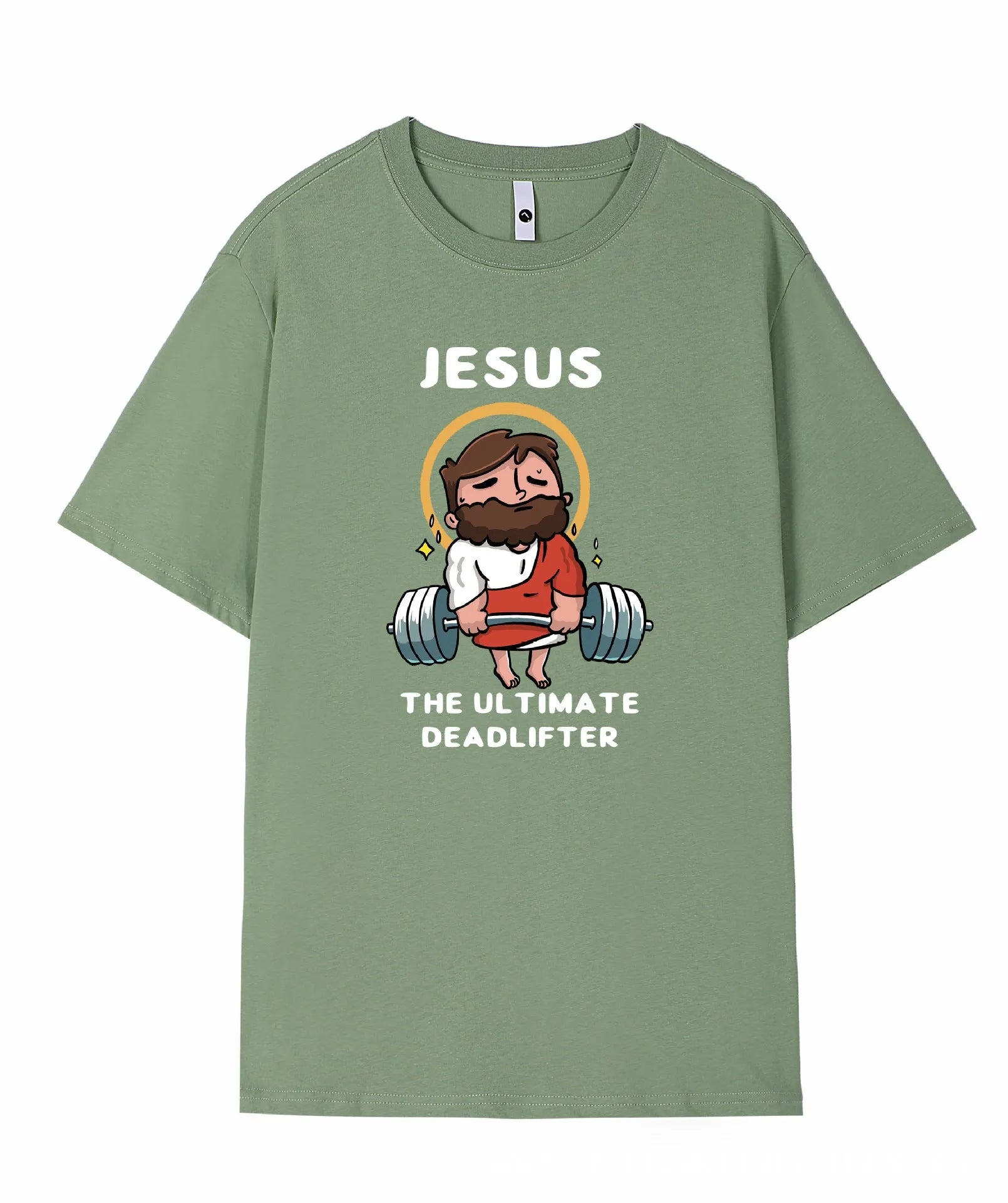 Men's custom short sleeve t-shirt in pure cotton, shown in one of seven available colours including black, white, and blue.