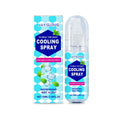50ml cooling body spray bottle with mint extract formula for summer heat relief