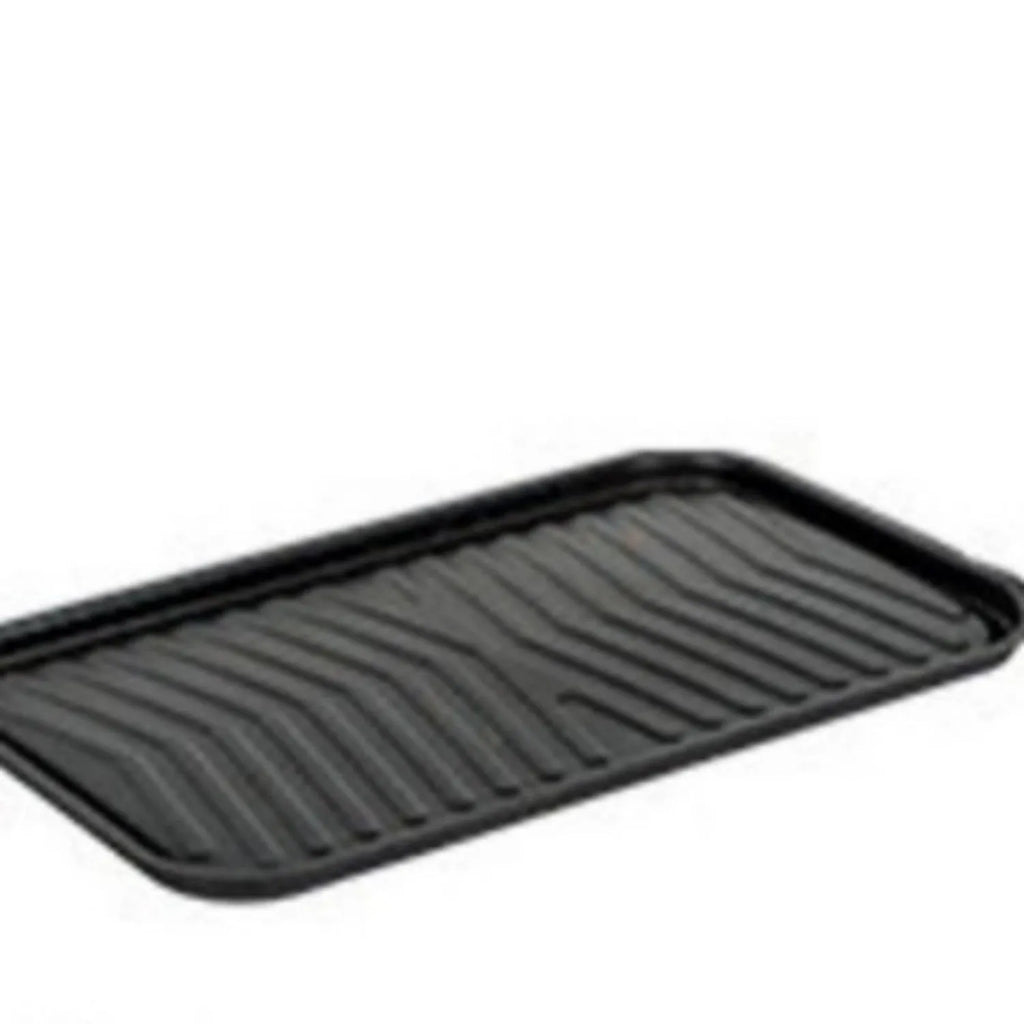 White round chimney oven style portable folding grill for frying and baking outdoors.