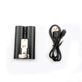 Black RV4 replacement battery for Ring Battery V4 doorbell, 6040mAh, 70x45.1x25mm, with Type-C cable
