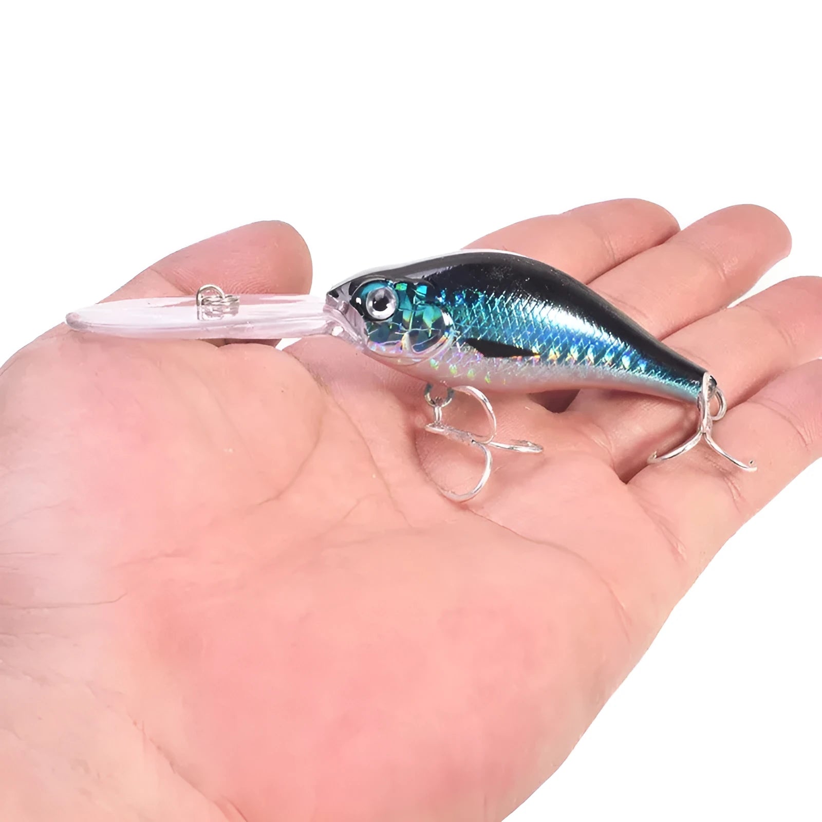 10.5cm hard fishing lure with deep diving lip and multiple colour options