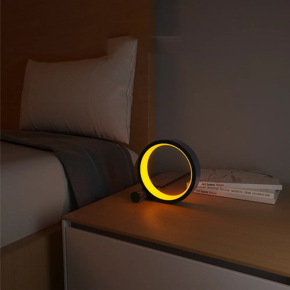 Aluminium alloy smart LED light with music sync mode and app control on a surface