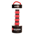 Silicone racquet hand rubber buckle in multiple colours showing 17.6 x 6.4 cm dimensions
