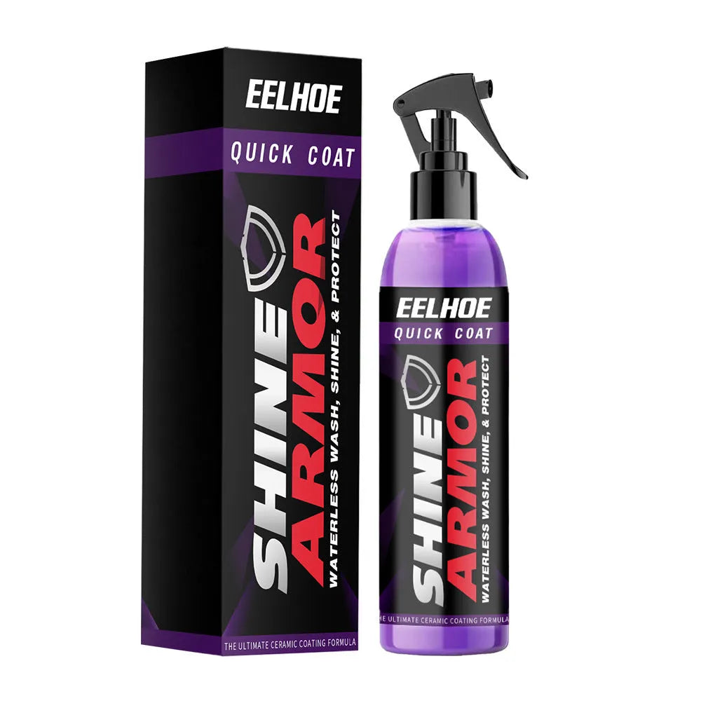 Purple automobile nano coating agent spray bottle for car maintenance
