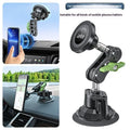 Dashboard suction cup car magnetic phone holder in universal alloy, ordinary RBA-M01 colour