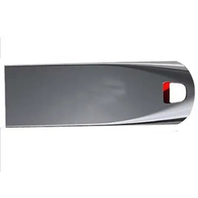 Black rotating waterproof USB flash drive with plastic shell shown in open and closed positions.