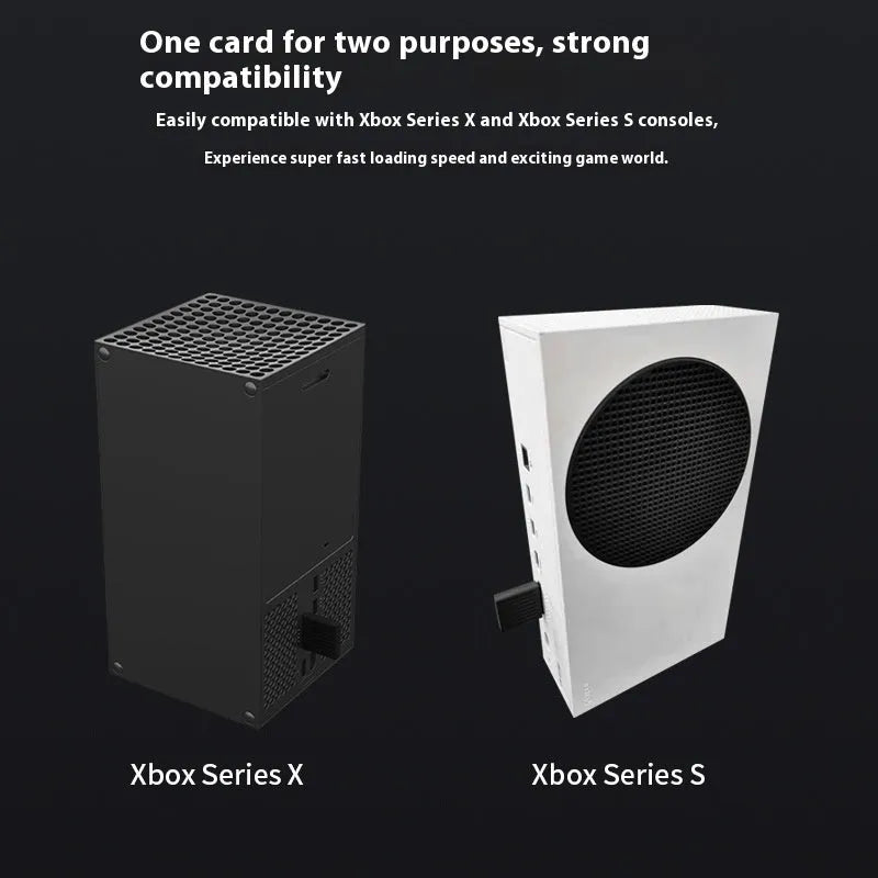 Aluminium alloy hard disk switching box for Xbox Series X and Series S consoles with screwdriver.