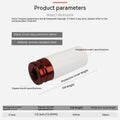 A single 45# steel hexagon impact socket for pneumatic wrenches, shown in one of four available sizes.