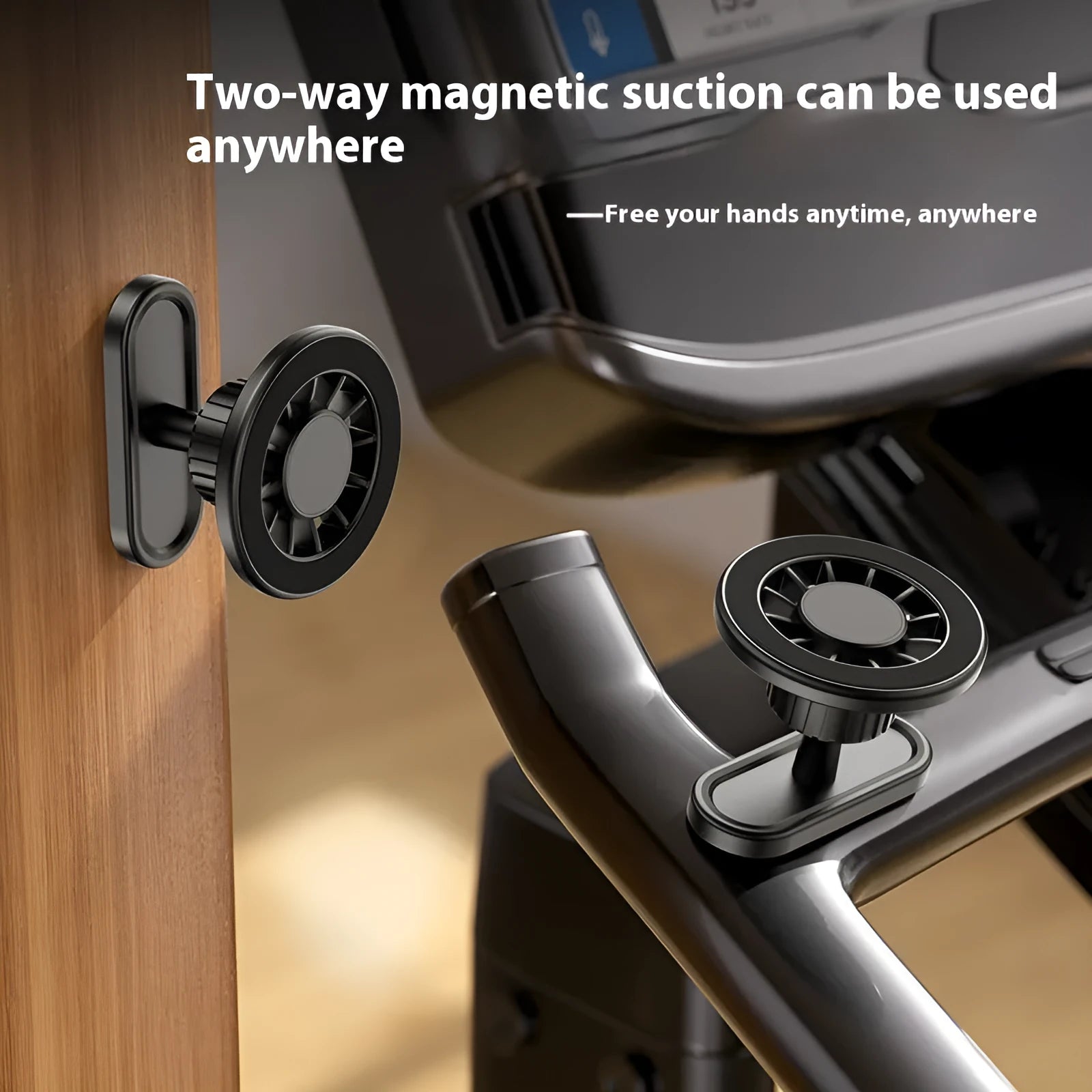 Plastic double-sided magnetic outdoor photography bracket for camera mounting