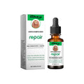 30ml bottle of clear nail care nursing solution with applicator for gentle daily nail cleaning