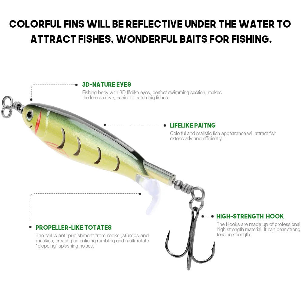 7.5cm bionic fishing bait in colour pattern #3 for road fishing.
