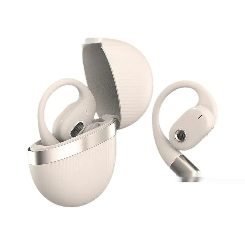 Skin-coloured hanging wireless Bluetooth headset with Jerry chip and Type-C charging port