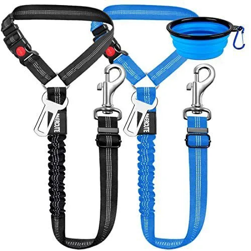 Nylon tow rope dog leash with a metal buckle in various colours
