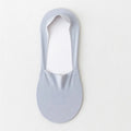 Men's invisible seamless low-cut socks in seven colours with pure cotton footbed