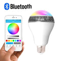 Creative Home LED Smart Bluetooth Speaker E27 light bulb with white PC body