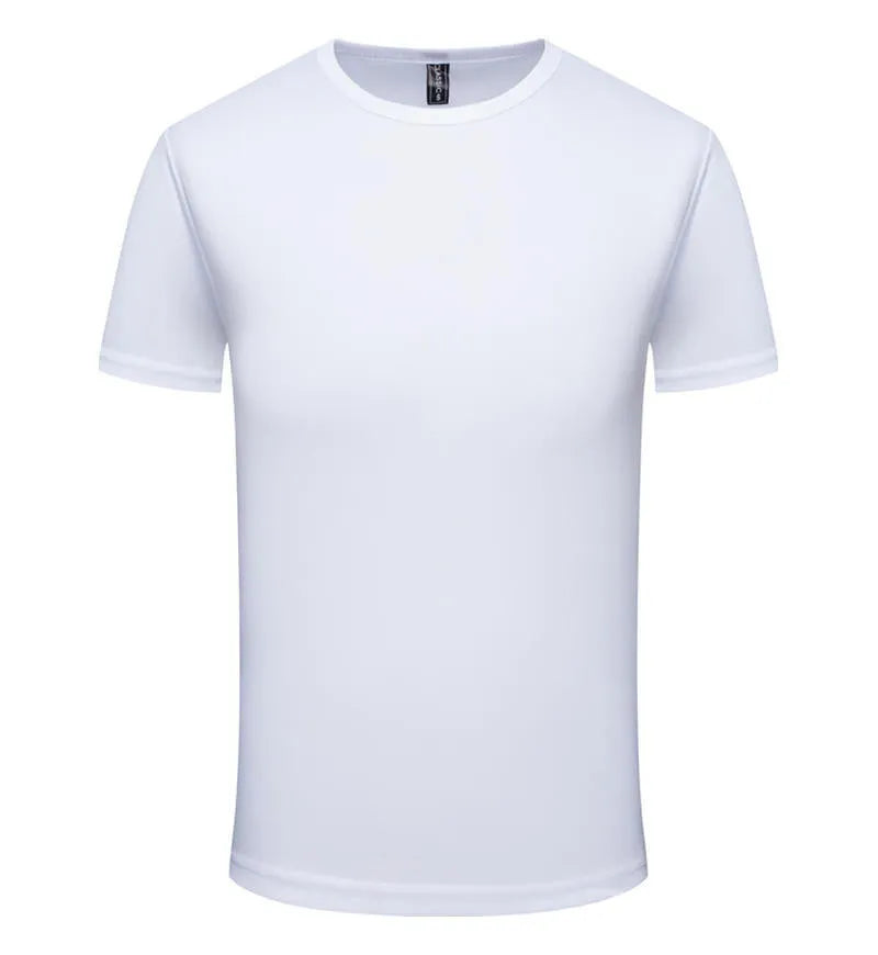 Summer quick-dry T-shirt for outdoor work and sports in nylon-polyester fabric, regular fit pullover