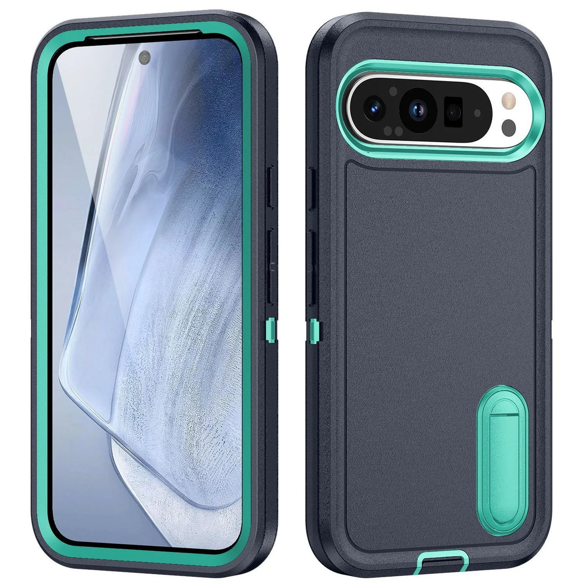 Wei Sanfang phone case with bracket for Google Pixel 9 and Pixel 9 Pro, PC TPU, multiple colours