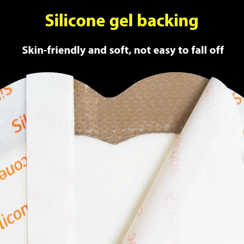 Large skin colour silicone gel foam bedsore and pressure relief dressing.