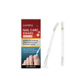 Nail care cotton swab 50 pieces pre-soaked with urea panthenol and propolis extract on a white surface