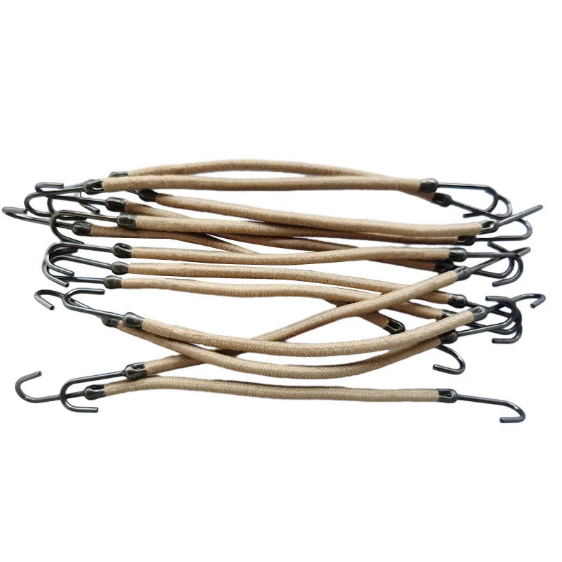 Double hook style hair tool for wig making and hair extension attachment in solid colour.