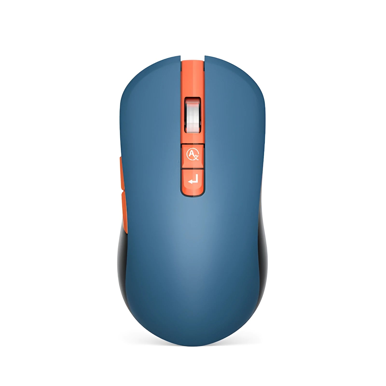 IFLYTEK voice translation wireless gaming mouse with mute microphone on a desk.