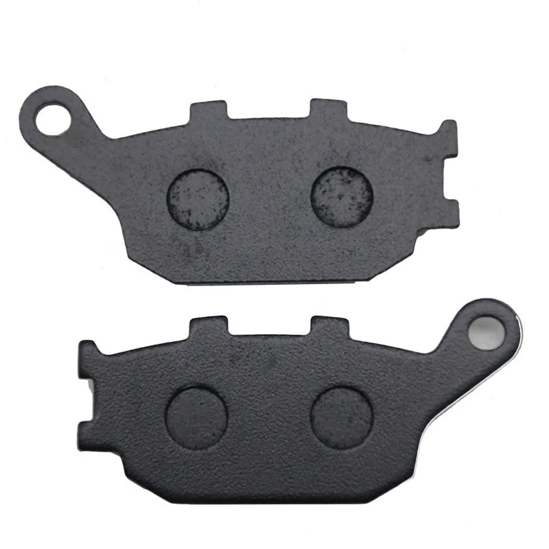Black non-asbestos semi-metal motorcycle brake pad for Honda CBR and VTR models measuring 86.3x41.4x10.2mm