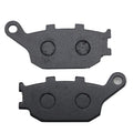 Black non-asbestos semi-metal motorcycle brake pad for Honda CBR and VTR models measuring 86.3x41.4x10.2mm