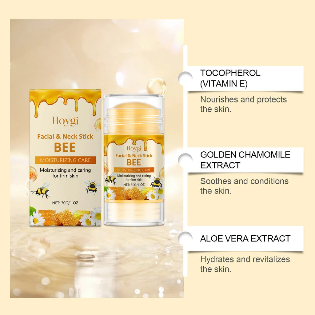 30g moisturising facial essence stick with botanical extracts and bee venom